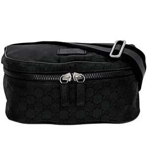GUCCI Authentic Black Fanny Pack